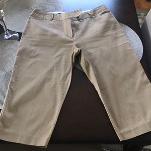 London Fit Tan capris size 12
